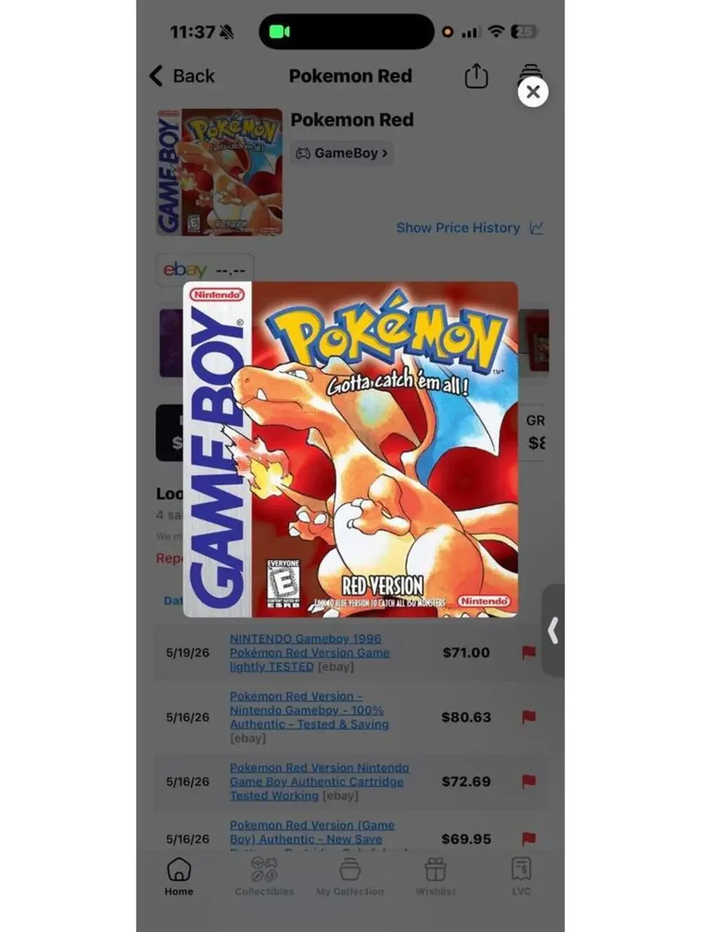 Pokémon Red for Nintendo Gameboy